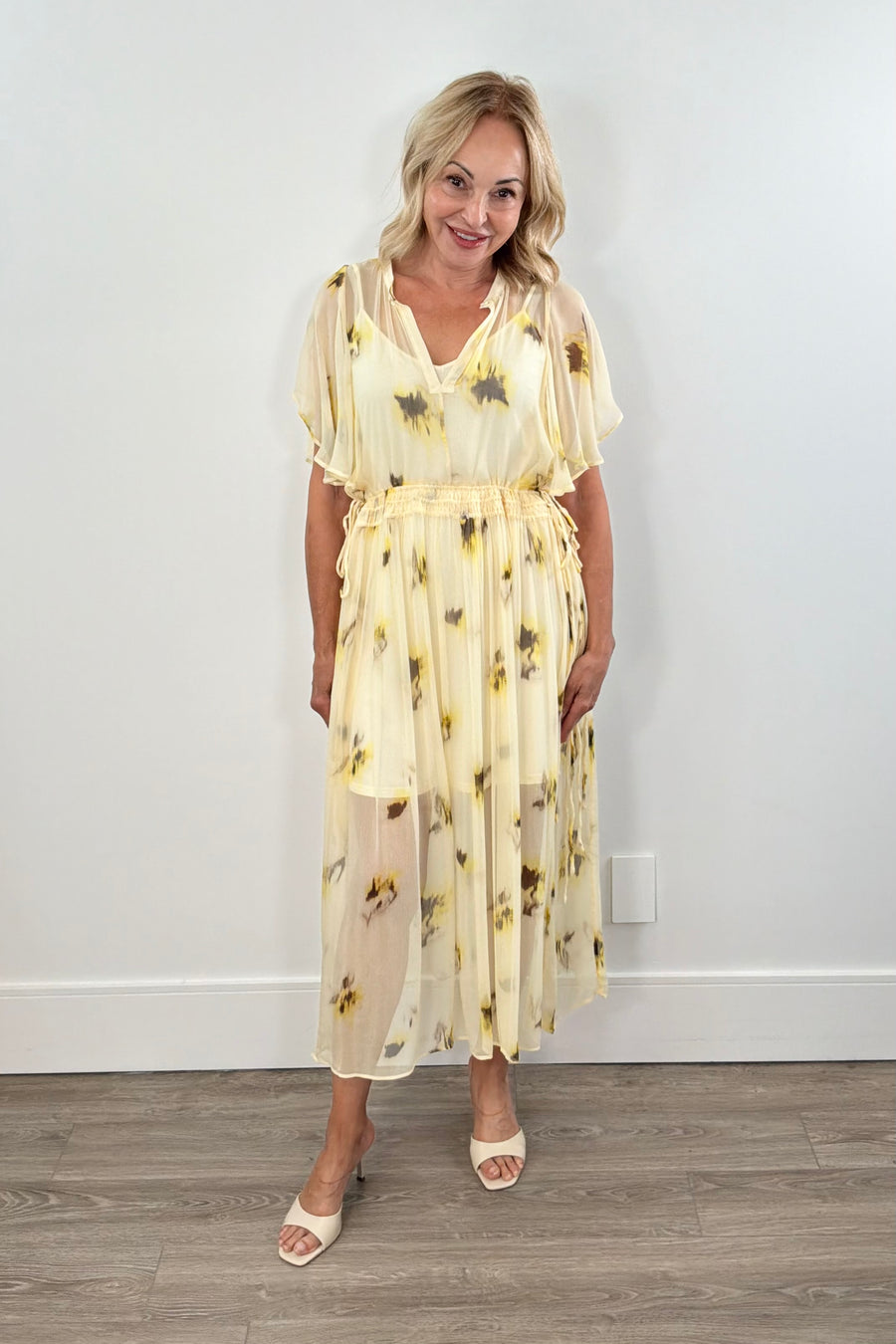 Second Female Mirage Flowing Printed Dress