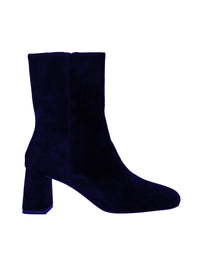 Sofie Schnoor Square Heel Ankle Boot in Night Blue