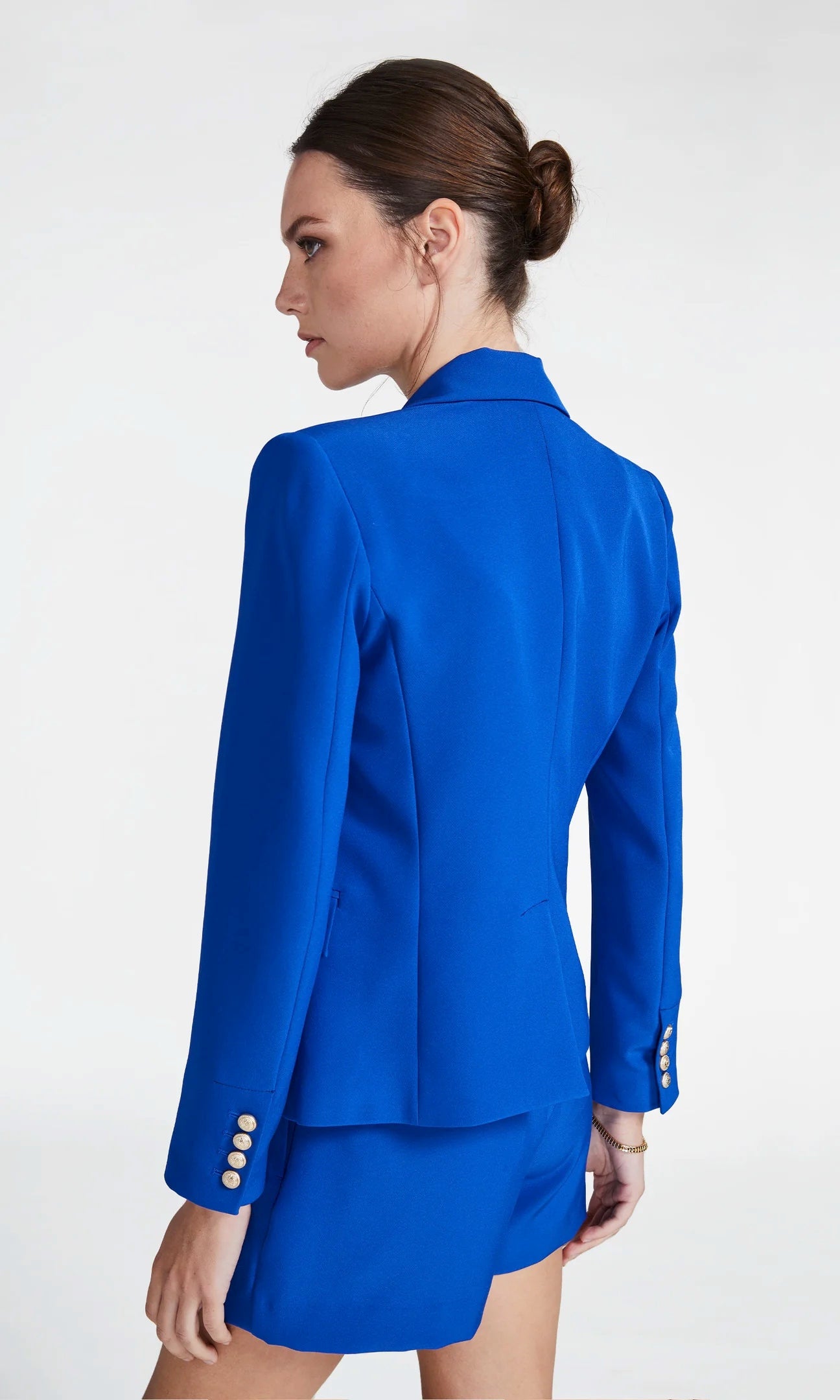 Generation Love Delilah Crepe Blazer in Royal Blue - Size M Available