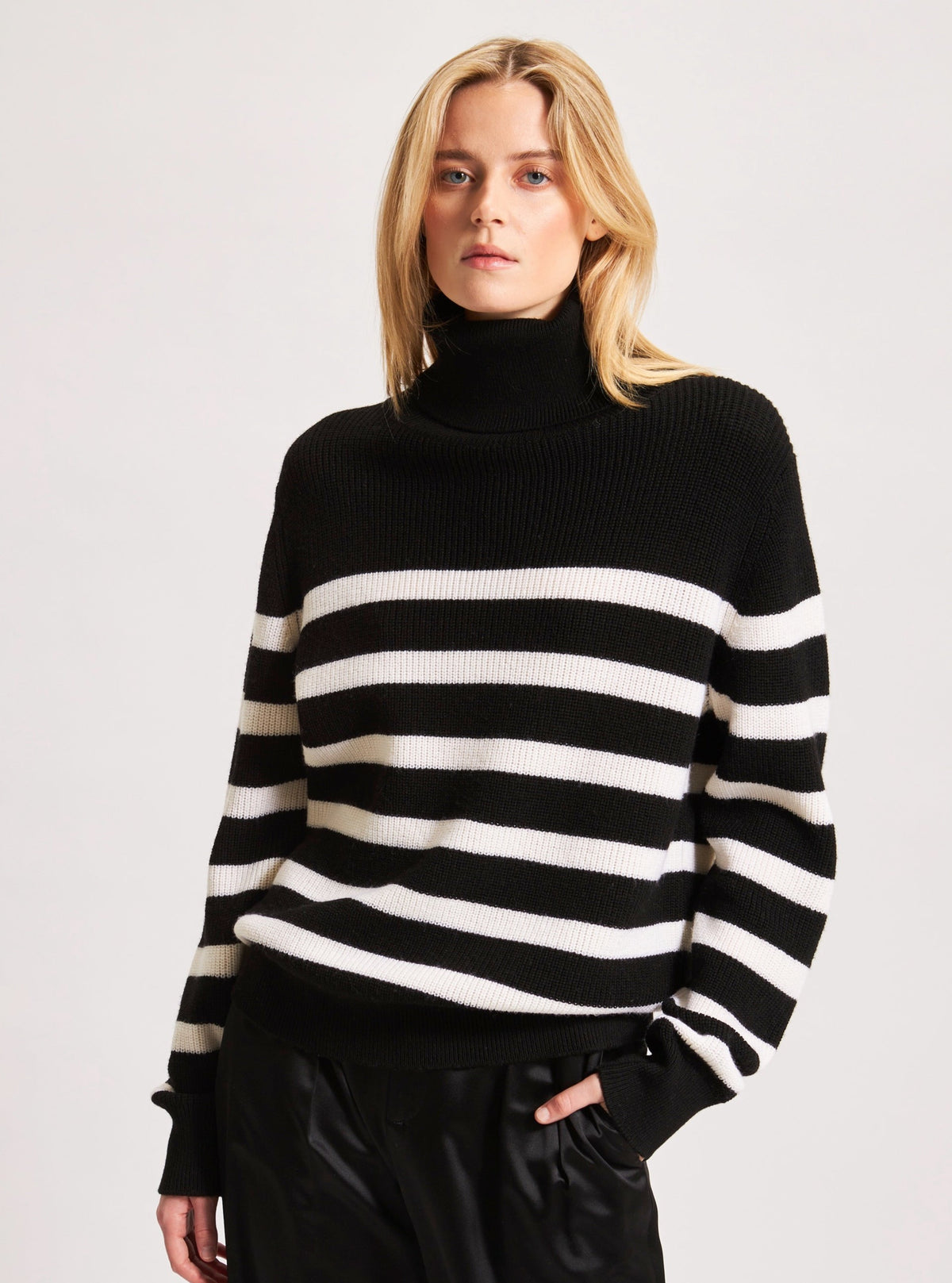 Patrick Assaraf Stripe Sweater - Size XS Available