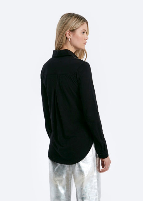 CHRLDR Amrat Foil Jersey Blouse