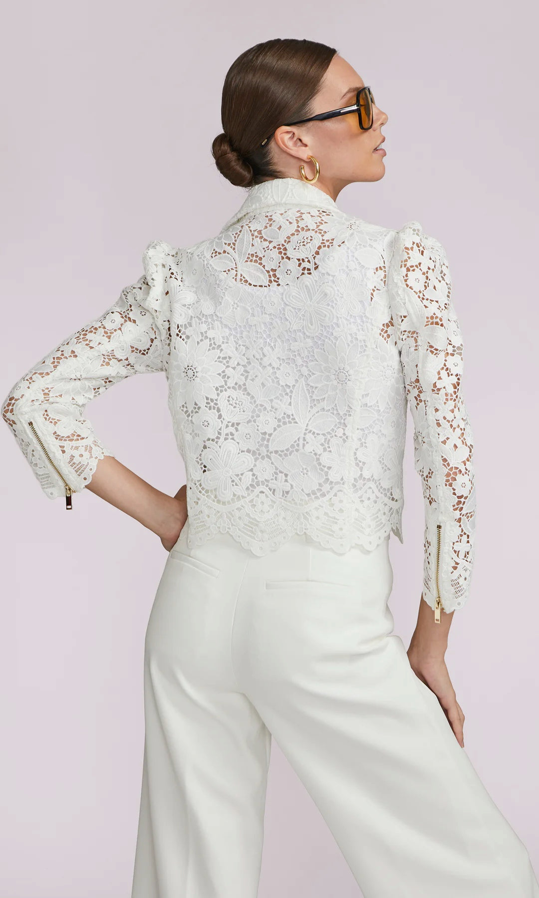 Generation Love Malibu Lace Jacket in White