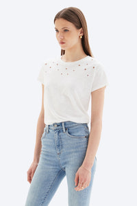 Chrldr Eyelet Star Jane Perfect Tee