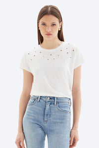 Chrldr Eyelet Star Jane Perfect Tee