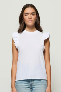 Nation Paulette Ruffle Tank Top