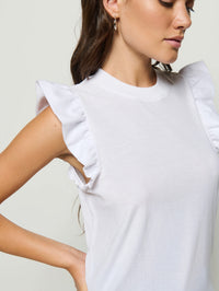 Nation Paulette Ruffle Tank Top