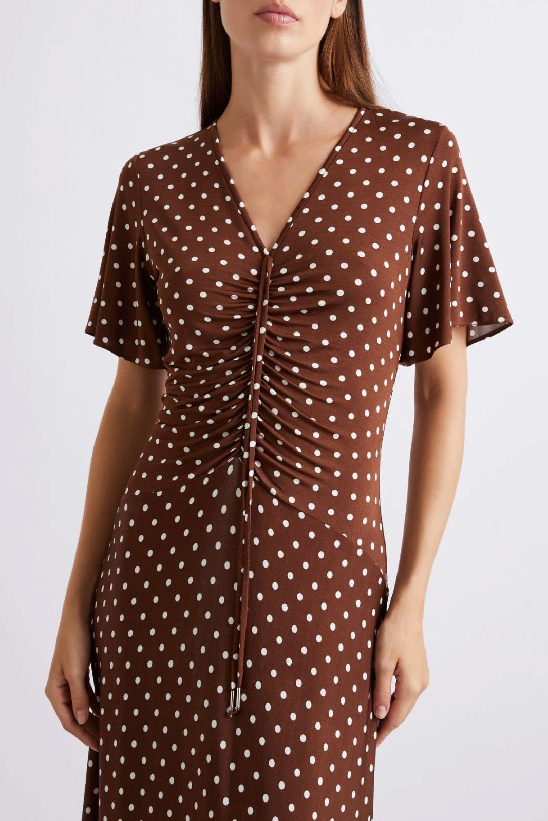 Marella Teca Half-sleeve Midi Dress