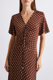 Marella Teca Half-sleeve Midi Dress