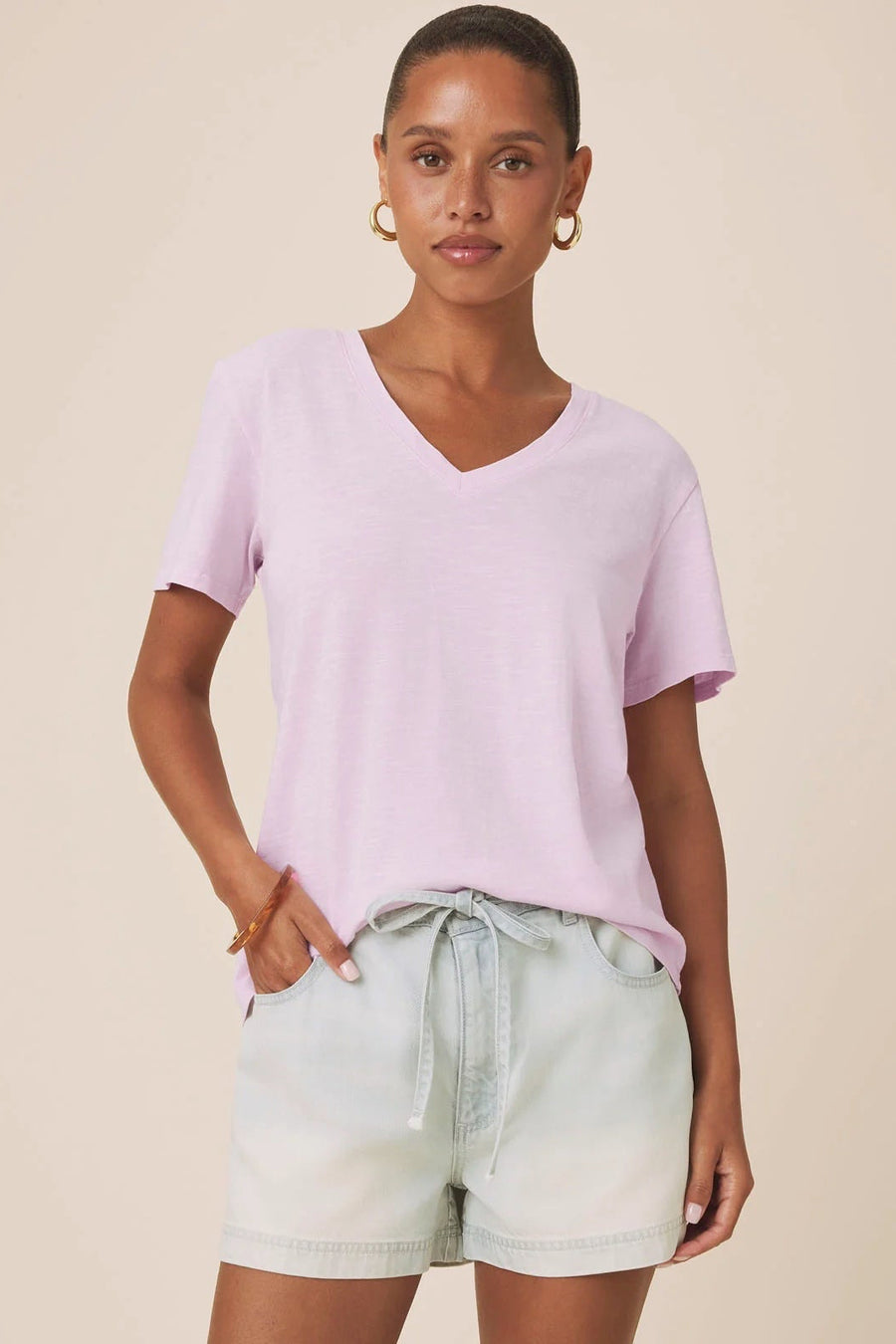 Splendid Louisa BF V-Neck Tee
