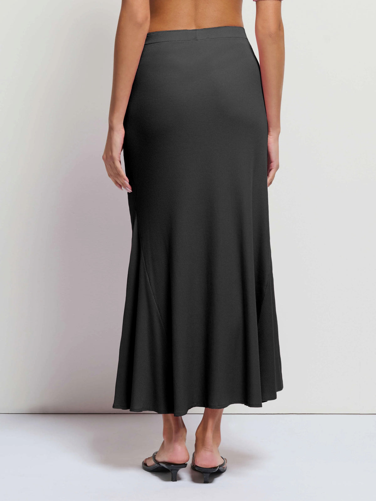 Nation Melani Ribbed Long Skirt