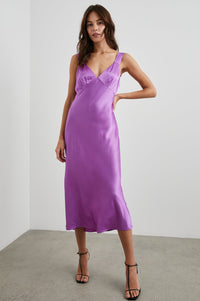 Rails Jacinda Satin Dress in Violet