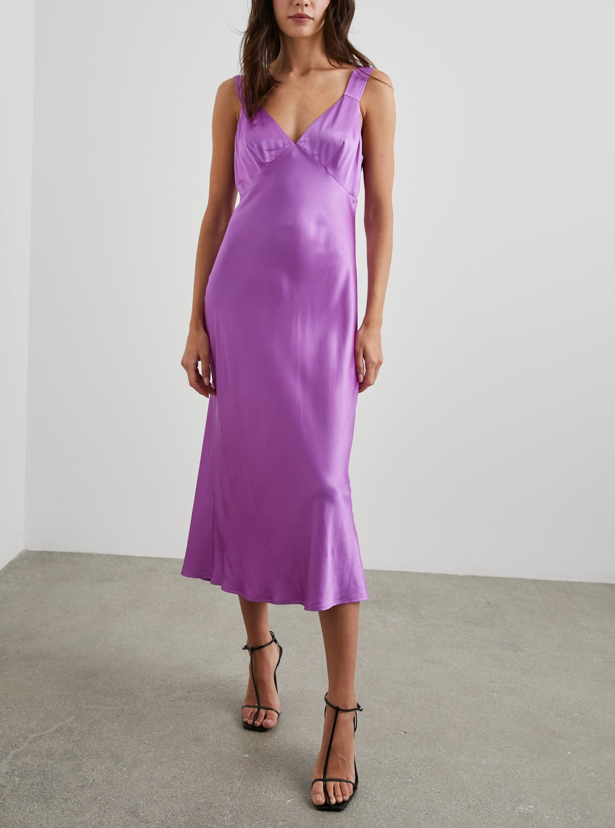 Rails Jacinda Satin Dress in Violet