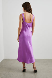 Rails Jacinda Satin Dress in Violet - Size M Available