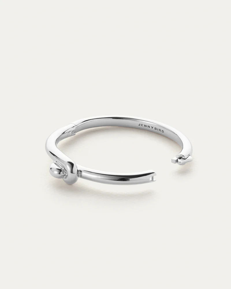 Jenny Bird Maeve Cuff Bangle in Silver