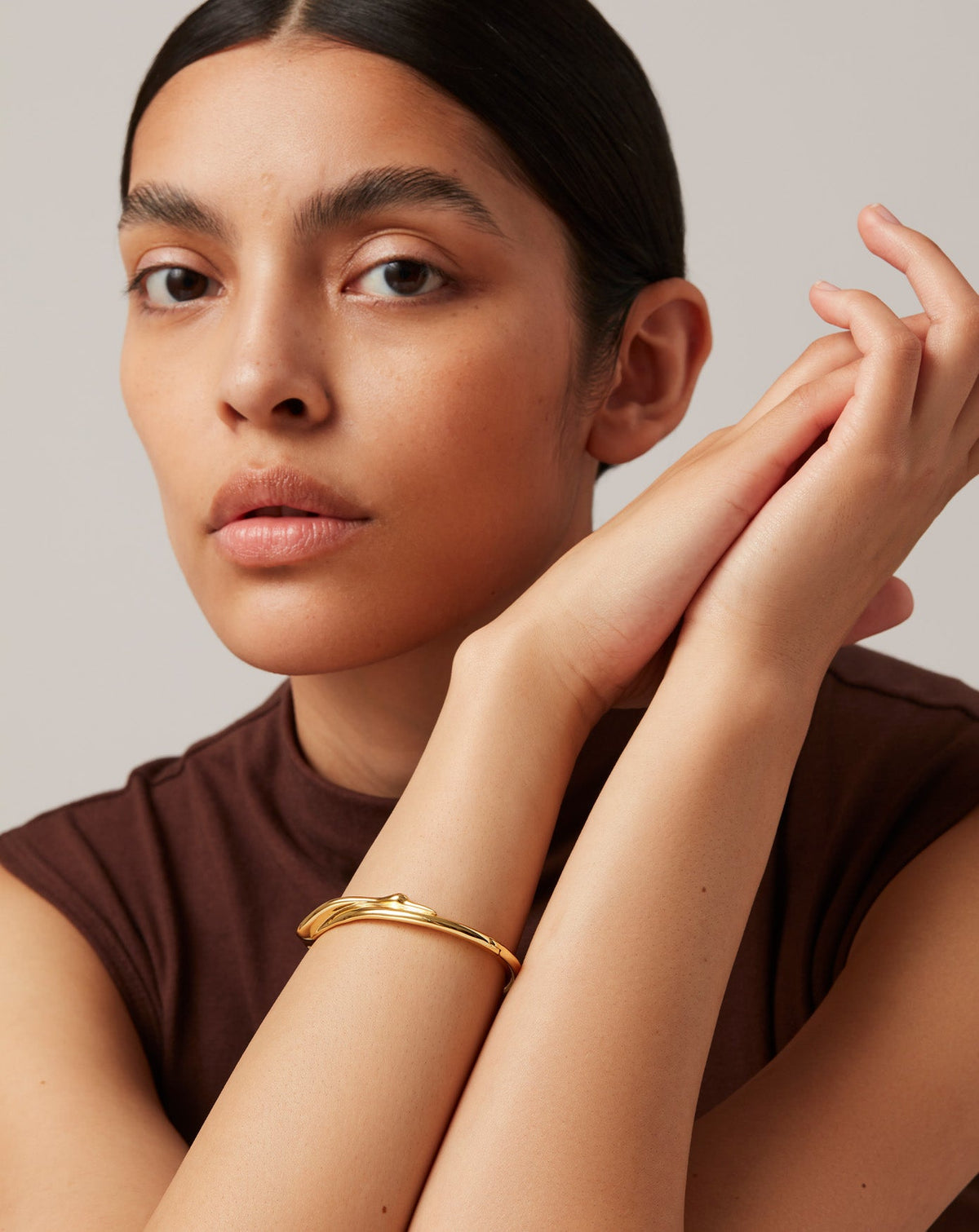 Jenny Bird Colette Bangle in Gold