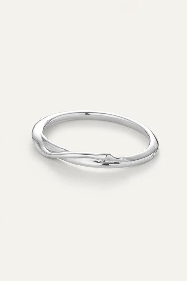 Jenny Bird Colette Bangle in Silver