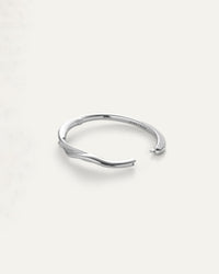 Jenny Bird Colette Bangle in Silver