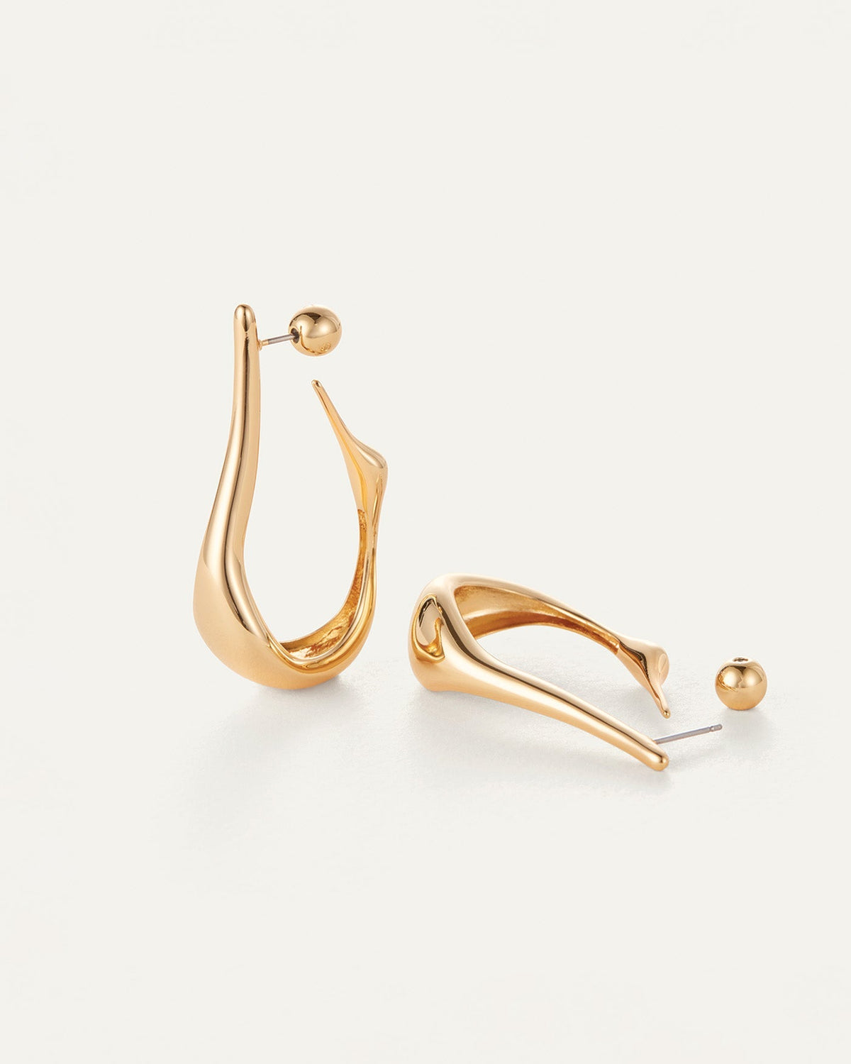 Jenny Bird Colette Medium Hoops in Gold