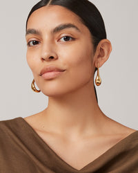 Jenny Bird Colette Medium Hoops in Gold