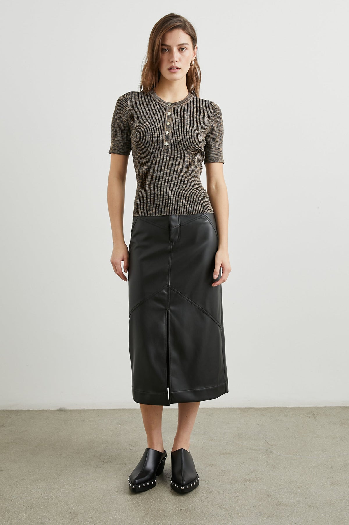 Rails Jennifer Faux Leather Skirt