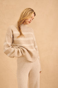 John & Jenn Everett Sweater in Wheatberry