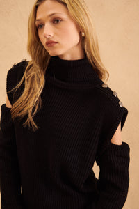 John & Jenn Nyle Sweater in Caviar