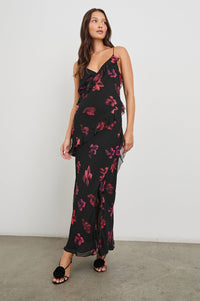 Rails Kariselle Floral Flounce Midi Dress