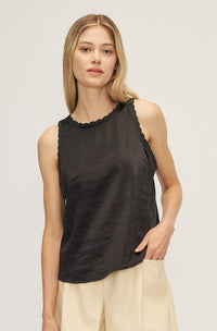 Melissa Nepton Kelsi Crochet Trim Tank