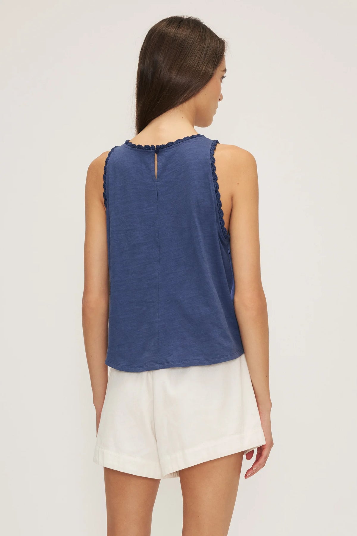 Melissa Nepton Kelsi Crochet Trim Tank