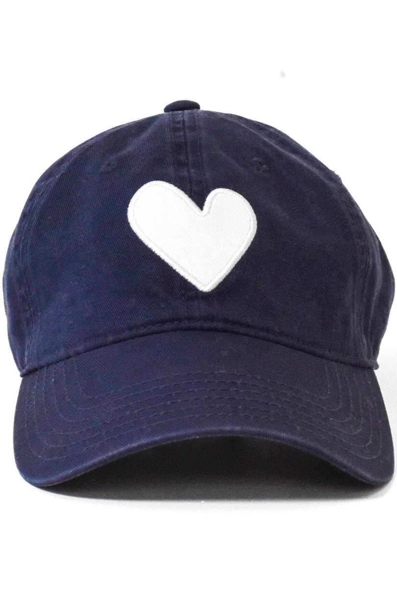Kerri Rosenthal Imperfect Heart Hat in Indigo
