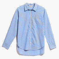 Kerri Rosenthal Mia Stripe Cotton Shirt - Size L Available