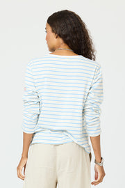 Kerri Rosenthal Love Stripe Long Sleeve Tee