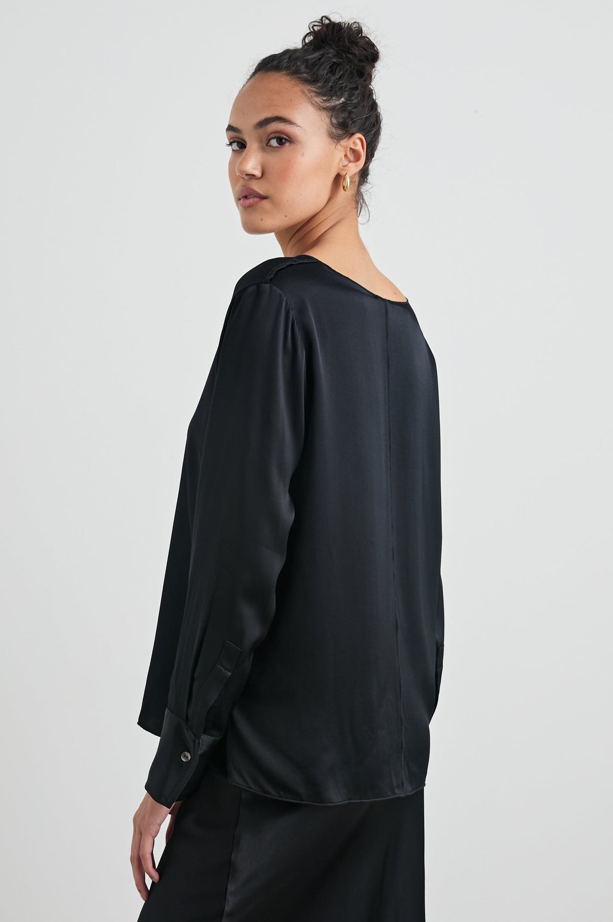 Rails Liliana Satin Crepe Top