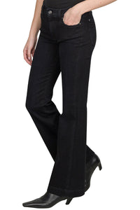 7 For All Mankind Tailorless Dojo Jean in Black Rose - Size 25 Available