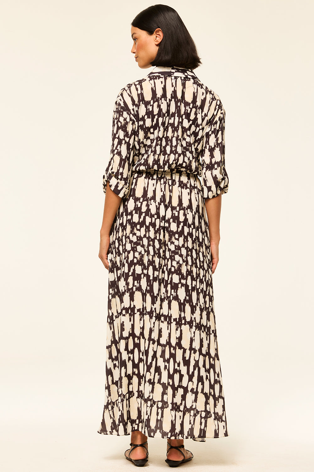 Misa Lourdes Maxi Shirt Dress