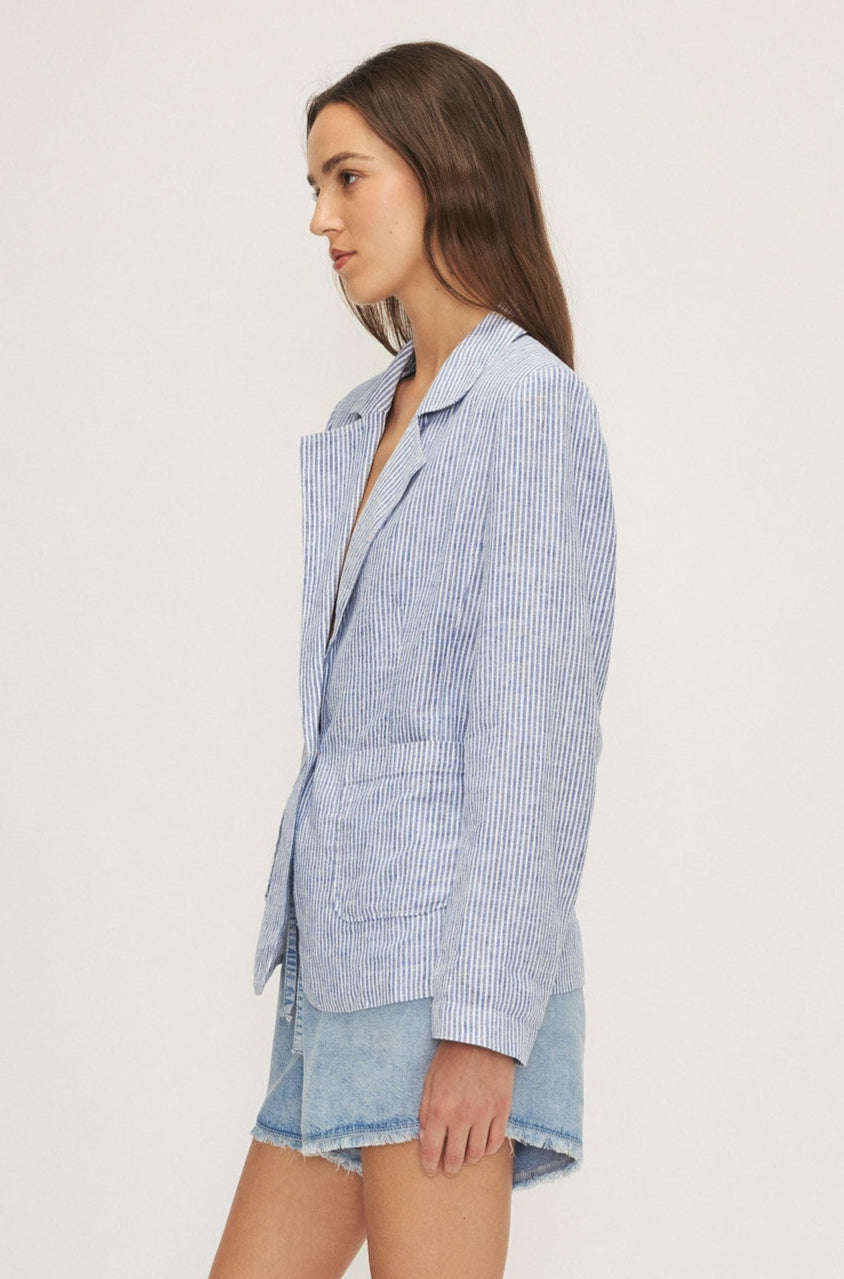 Melissa Nepton Mattis Striped Blazer