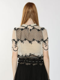 Beulah Bow Lace Top