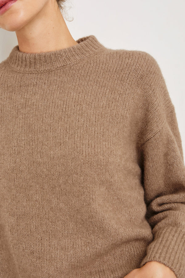 Rails Miranda Cashmere Silk Blend Sweater in Oatmeal