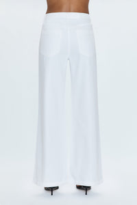 Pistola Jadyn Low Slung Palazzo Pant in Vivid White