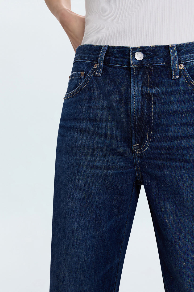 Pistola Kacey Cuffed Boyfriend Jean in Cultivate