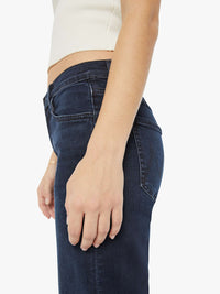 MOTHER Petite Lil' Mid Rise Zip Rambler Jean in Night in Venice