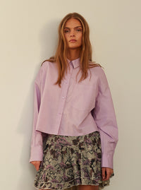 Sofie Schnoor Cropped Buttondown Shirt - Size S Available