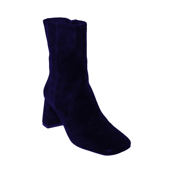Sofie Schnoor Square Heel Ankle Boot in Night Blue - Size 38 Available