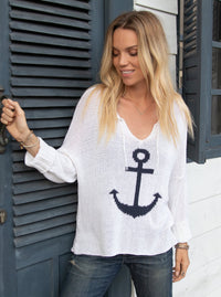 Woodenships Anchor Sweater - Size M/L Available