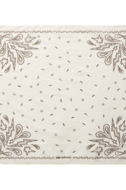 Off white western printed scarf 