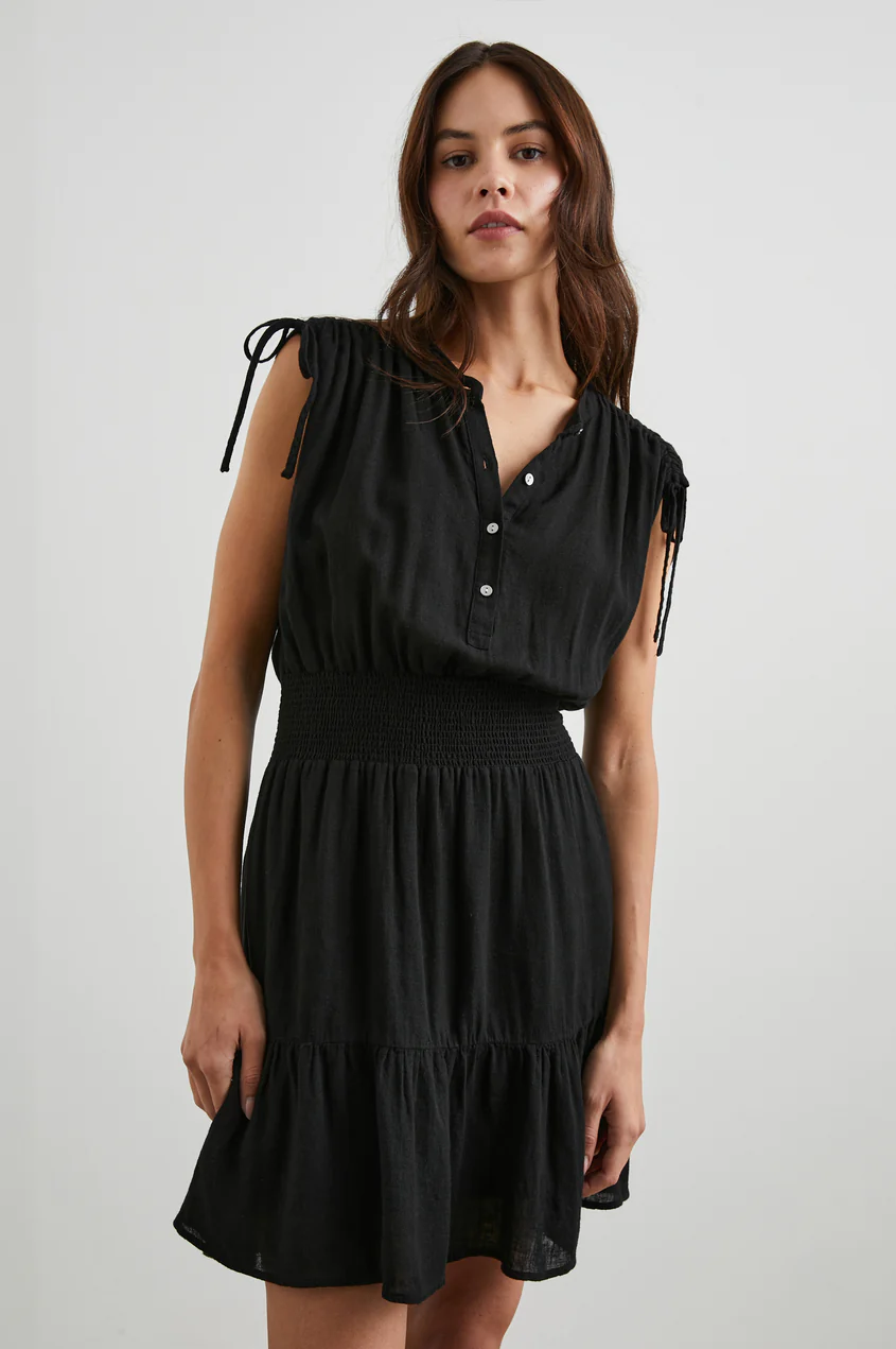Rails Samina Luxe Linen Short Dress