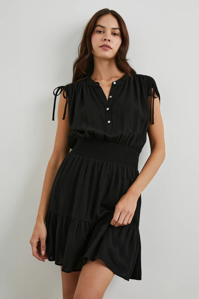 Rails Samina Luxe Linen Short Dress