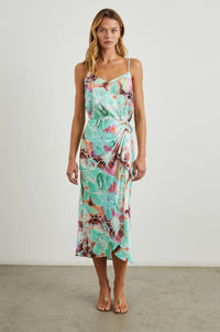 Rails Sampha Floral Satin Skirt - Size L Available