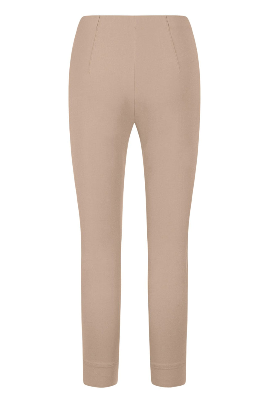 Seductive Capri Cotton Techno Pant in Warm Taupe