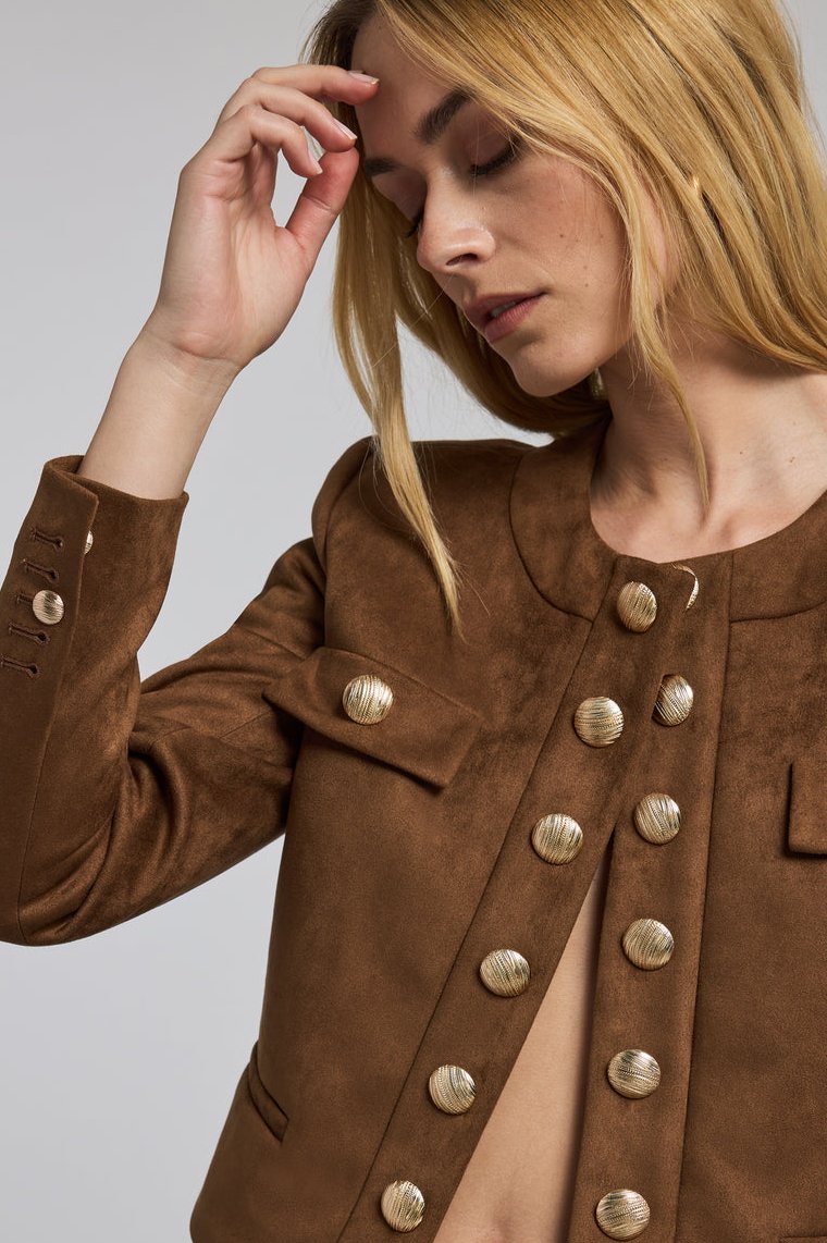 Generation Love Karson Vegan Suede Jacket